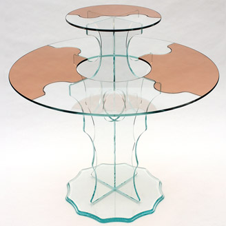 Mesa con alzada