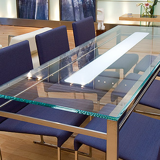 Mesa con encastre